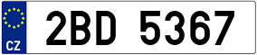 Truck License Plate